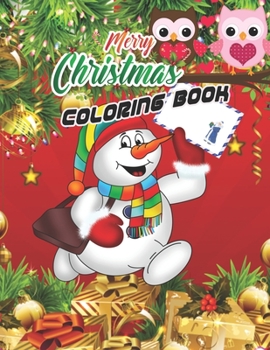 Paperback Merry Christmas coloring book: An Adult Coloring Book with Fun, Easy, and Relaxing Designs Paperback Book