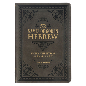 Imitation Leather 52 Names of God in Hebrew Every Christian Should Know Book
