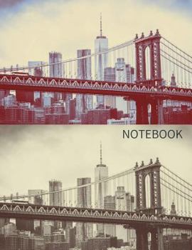 Paperback Notebook: Brooklyn Bridge Book