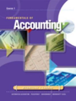 Paperback Fundamentals of Accounting: Course 1 Book