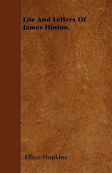 Paperback Life And Letters Of James Hinton. Book