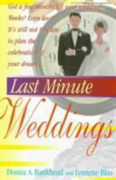 Paperback Last Minute Weddings Book