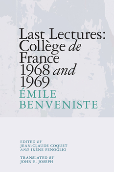 Hardcover Last Lectures: Collège de France 1968 and 1969 Book