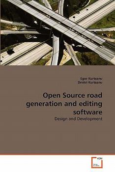 Paperback Open Source road generation and editing software Book
