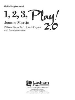 Paperback 1, 2, 3 Play! 2.0 Supplemental Violin Part Book