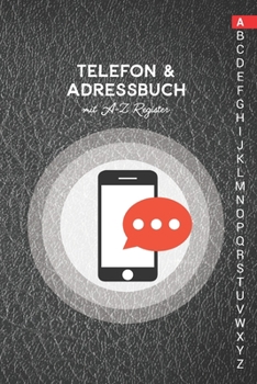 Paperback Telefon & Adressbuch mit A-Z Register: Telefonbuch zum eintragen [German] Book