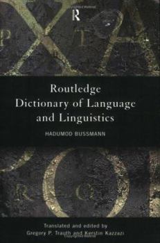 Paperback Routledge Dictionary of Language and Linguistics Book