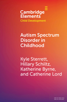 Paperback Autism Spectrum Disorder in Childhood Book