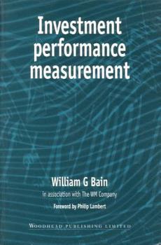 Hardcover Investment Performance Measurement Book