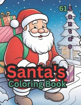 Paperback Santa's coloring book: The world of Santa Claus Book