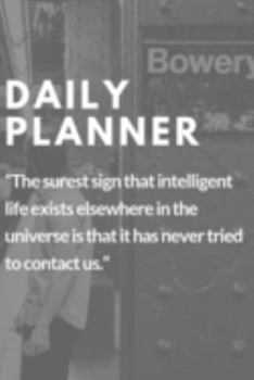 Paperback Daily Planner: Undated Daily Planner Organizer Scheduler For Managing Tasks Book