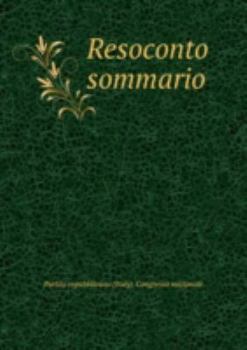 Hardcover Resoconto Sommario [Italian] Book