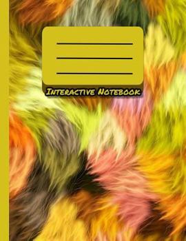 Paperback Interactive Notebook: Inb Template Composition Book: Pre-Made Table of Contents, Numbered Pages, Sketch Paper (Left Output Side), Wide Ruled Book