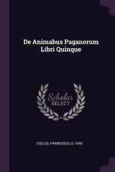 Paperback De Animabus Paganorum Libri Quinque Book