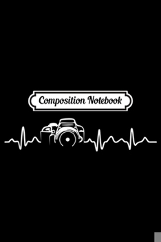 Paperback Composition Notebook: HeartBeat Photography Photographer Journal/Notebook Blank Lined Ruled 6x9 100 Pages Book