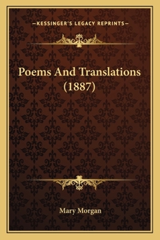 Paperback Poems And Translations (1887) Book