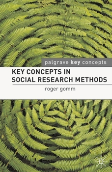 Paperback Key Concepts in Social Research Methods Book