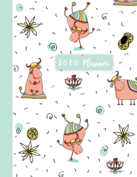 Paperback 2020 Planner: Weekly Year At A Glance Notebook with Vertical Dated Pages Book