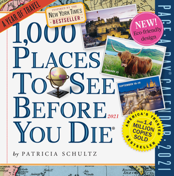 Calendar 1,000 Places to See Before You Die Page-A-Day Calendar 2021 Book