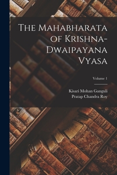 Paperback The Mahabharata of Krishna-Dwaipayana Vyasa; Volume 1 Book