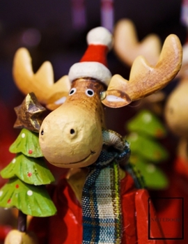 Christmas Time Lined Notebook Writing Pad Sketchbook: Unlined Ruled Pages Book (8.5 x 11 inches A4) - 100 Pages Journal II Planning, Drawing, Sketching, Writing (happy holidays)