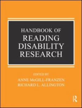 Paperback Handbook of Reading Disability Research Book