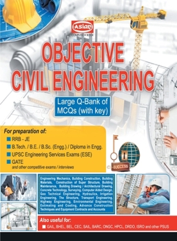 Paperback Q-Bank McQs Rrb with Key Civil Engg. Objective Book