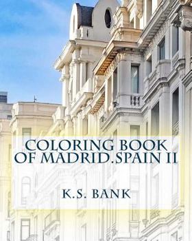 Paperback Coloring book of Madrid.Spain II Book