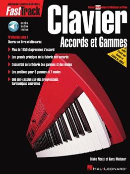 Paperback Fast Track Keyboard Chords - French Edition Book/Online Audio Book