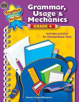 Paperback Grammar, Usage & Mechanics Grade 4 Book