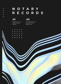 Notary Journal: Notarial Public Record Log Book - Over 300 entries (Stone) 8.5 x 11