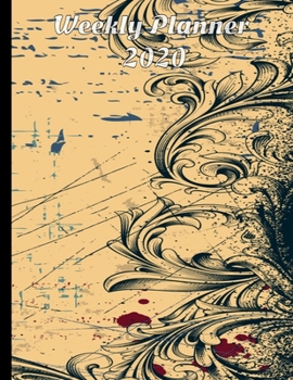 Weekly Planner 2020: 8.5x11 Inch Size Simple Two Page Spread For Staying on Track, Includes Pages for Important Dates And Notes