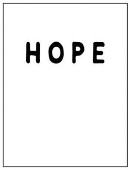 Paperback Hope: Black and white Decorative Book - Perfect for Coffee Tables, End Tables, Bookshelves, Interior Design & Home Staging A Book