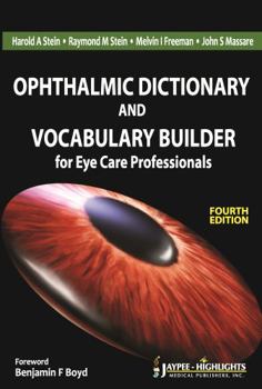 Paperback Ophthalmic Dictionary and Vocabulary Builder Book