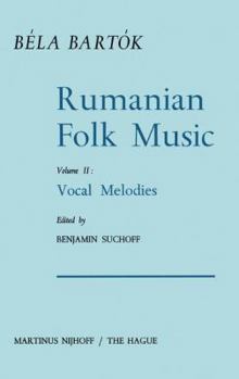 Paperback Rumanian Folk Music: Vocal Melodies Book