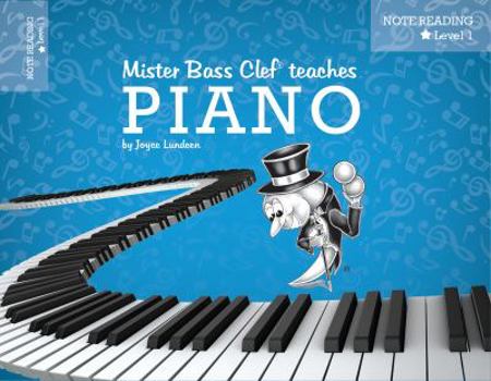 Spiral-bound Note Reading (STAR) - Level 1: Mister Bass Clef teaches Piano Book