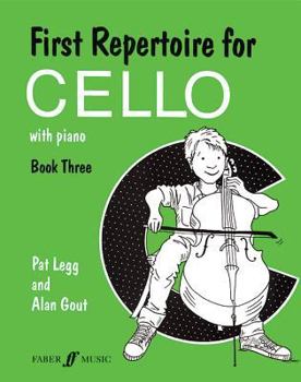 Paperback First Repertoire for Cello, Bk 3: With Piano Book