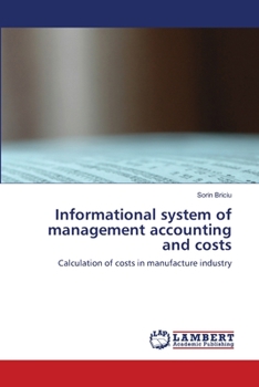 Paperback Informational system of management accounting and costs Book