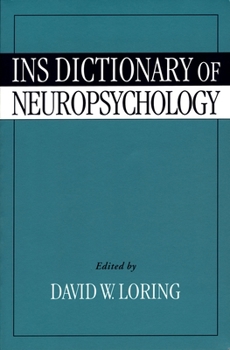 Paperback Ins Dictionary of Neuropsychology Book
