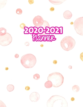 2020-2021 Planner: Two Year Calendar Organizer and Goal Journal | January 2020 - December 2021 Daily, Weekly and Monthly Planner Book with Back Sticker Expression Wall for 2 Years | Design Code 189968