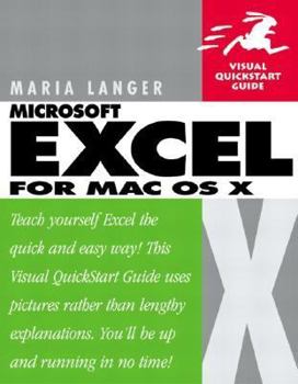Paperback Excel X for Mac OS X: Visual QuickStart Guide Book