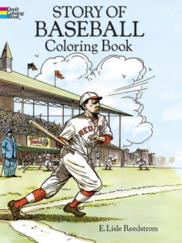 Paperback Story of Baseball Coloring Book