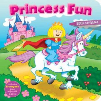 Hardcover Princess Fun [With Crayons] Book