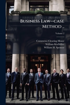 Paperback Business Law--case Method ..; Volume 2 Book