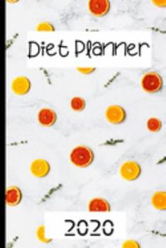 Paperback Diet Planner 2020: Diet planner to help you keep on track in 2020.Lined 120 pages Book