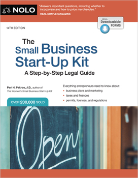 Paperback The Small Business Start-Up Kit: A Step-By-Step Legal Guide Book