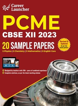 Paperback Cbse 2023: Class XII - 20 Sample Papers - PCME (PhysicsChemistryMathematicsEnglish Core) by Career Launcher Book