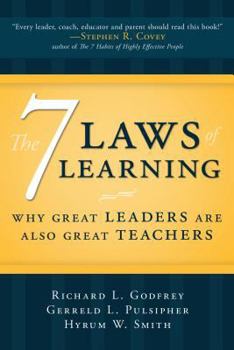 Paperback 7 Laws of Learning: Why Great Leaders Are Also Great Teachers Book