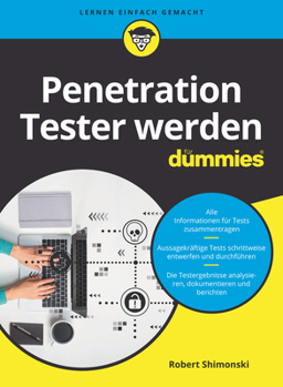 Paperback Penetration Tester werden für Dummies [German] Book