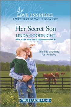 Paperback Her Secret Son: An Uplifting Inspirational Romance [Large Print] Book